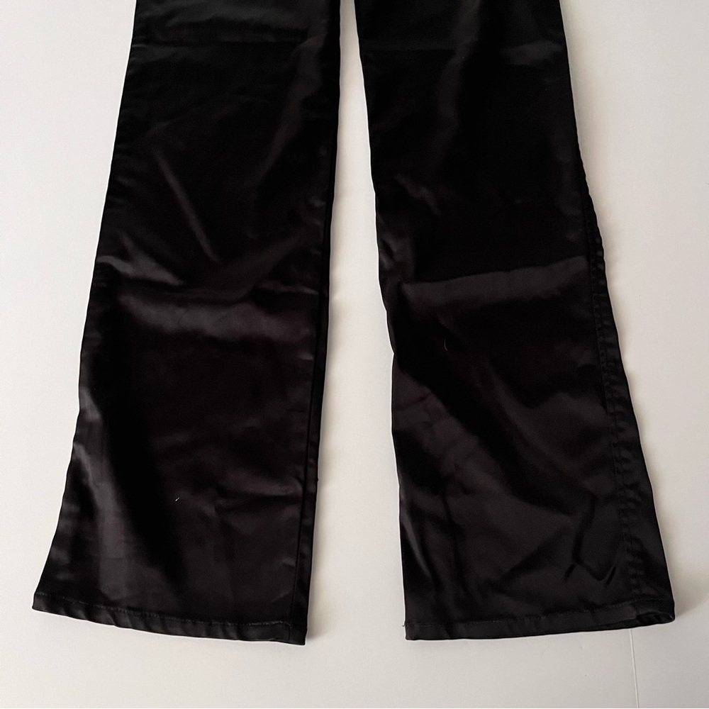Bergamo By Ebi Women's Black Silky Pants Size 8 View 4